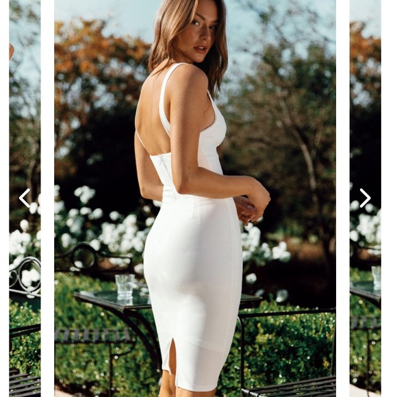 LESLIE DRESS | STATIC WHITE main image 1